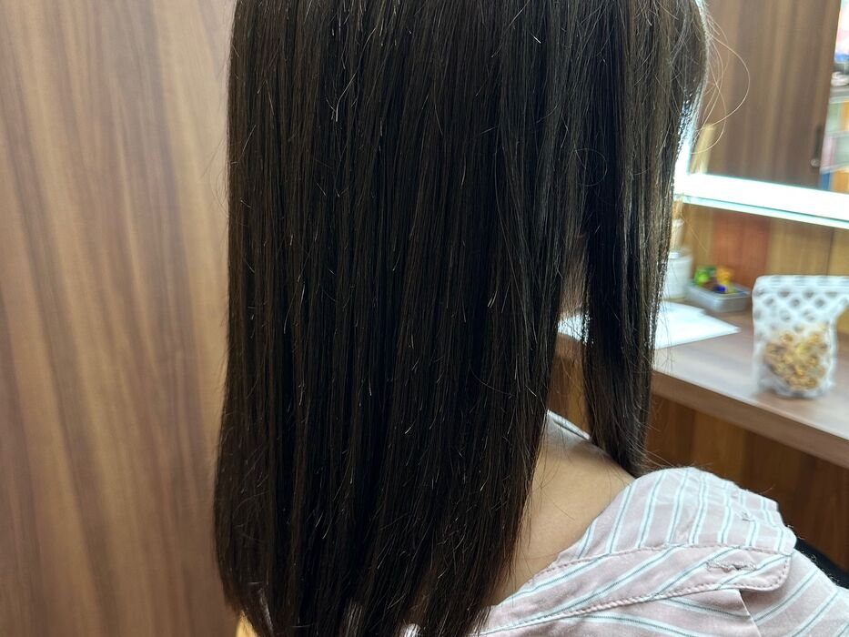 画像1529：円形脱毛をシルエクステでカバー例です